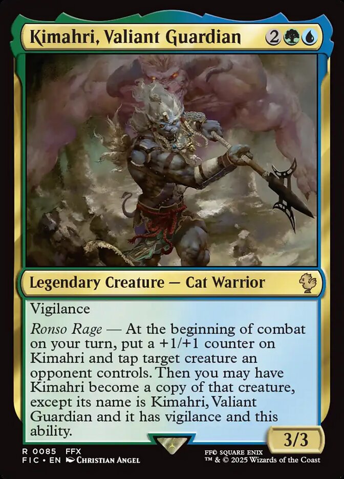 Kimahri, Valiant Guardian 85 (Commander: FINAL FANTASY)  | Good Games Morley