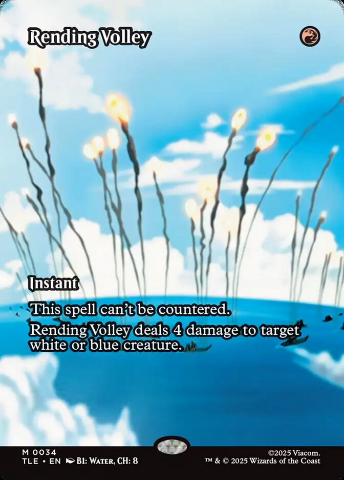 Rending Volley 34/317 (Avatar: The Last Airbender: Eternal-Legal)  - Borderless | Good Games Morley