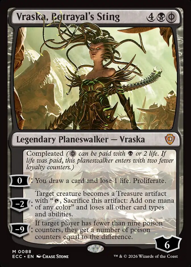 Vraska, Betrayal's Sting 88 (Commander: Lorwyn Eclipsed)  | Good Games Morley