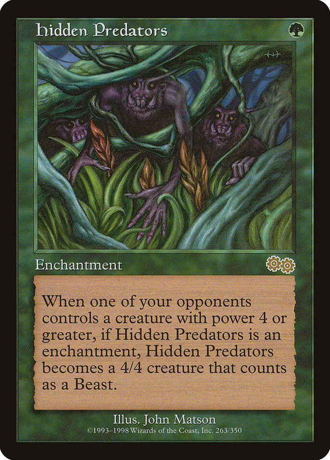 Hidden Predators 263/350 (Urza's Saga)  | Good Games Morley