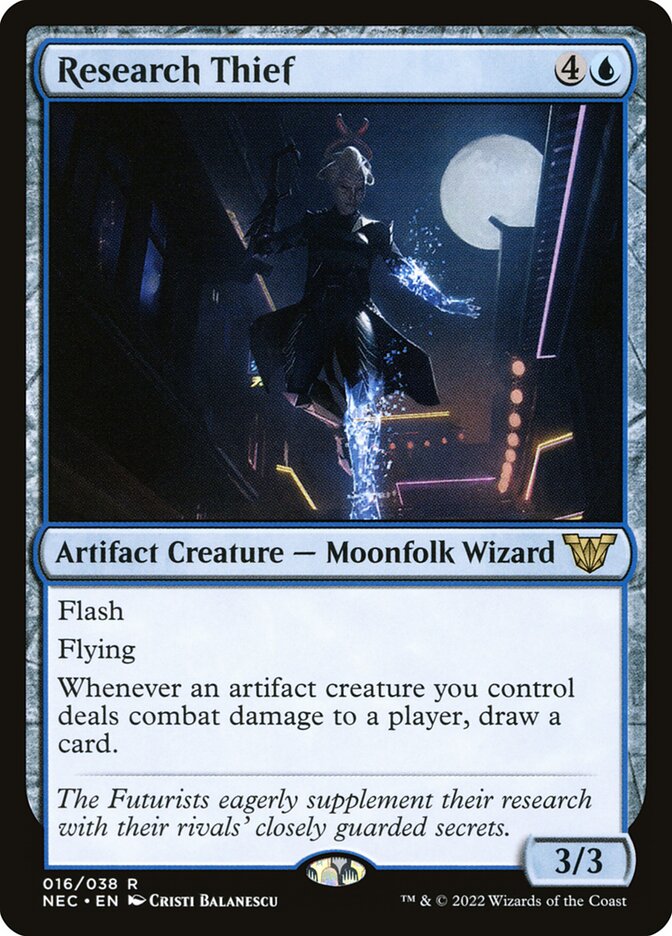 Research Thief 16/38 (Commander: Kamigawa: Neon Dynasty)  | Good Games Morley