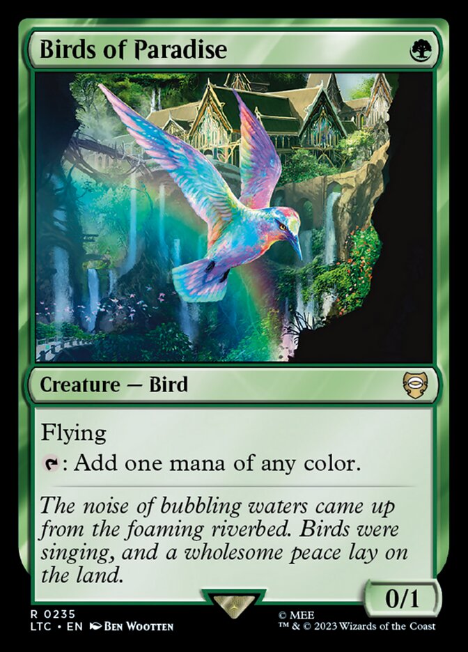 Birds of Paradise 235 (Commander: The Lord of the Rings: Tales of Middle-earth)  | Good Games Morley