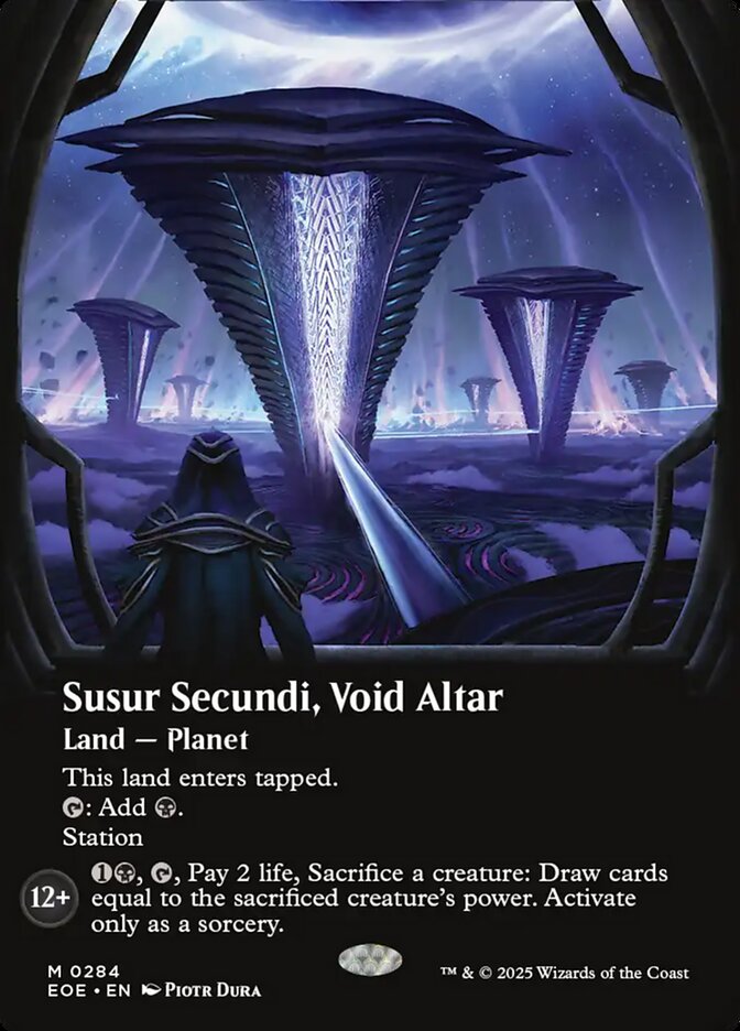 Susur Secundi, Void Altar 284 (Edge of Eternities)  - Borderless Foil | Good Games Morley