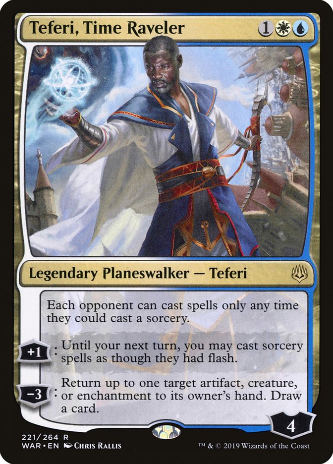 Teferi Time Raveler 221 (War of the Spark)  | Good Games Morley