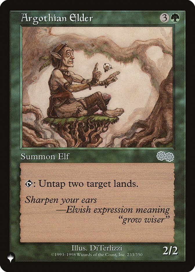 Argothian Elder USG-233/5075 (The List Reprints)  | Good Games Morley