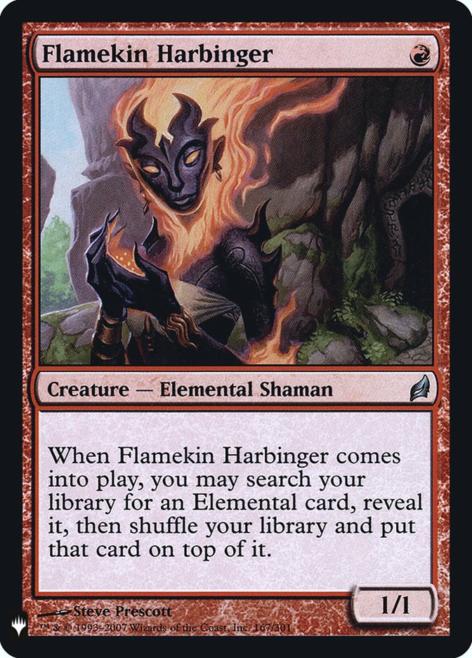 Flamekin Harbinger 167 (The List Reprints)  - Foil | Good Games Morley