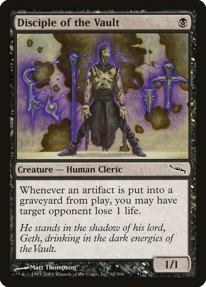 Disciple of the Vault 62/306 (Mirrodin)  | Good Games Morley