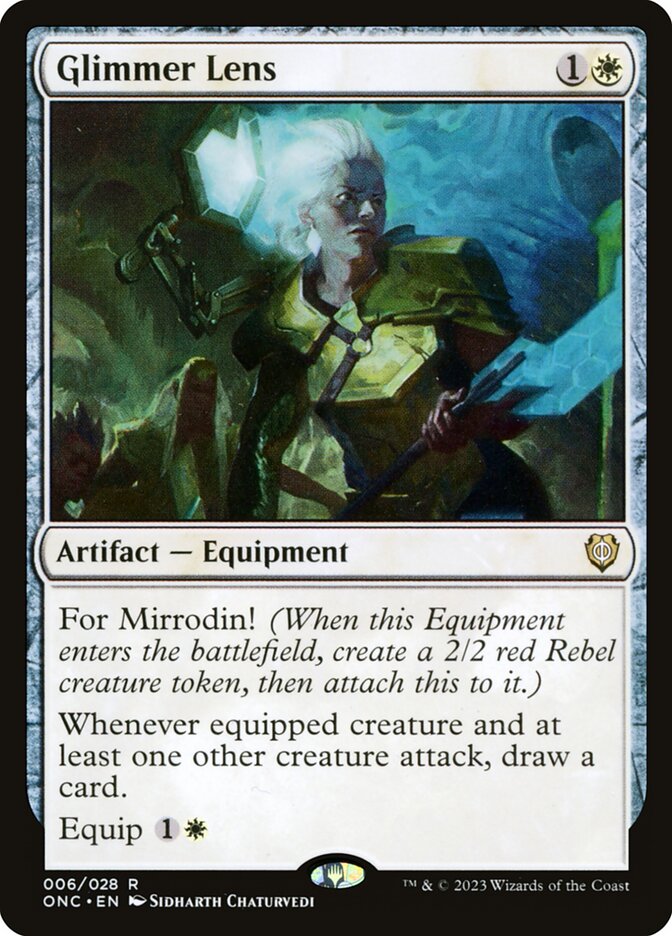 Glimmer Lens 6 (Commander: Phyrexia: All Will Be One)  | Good Games Morley