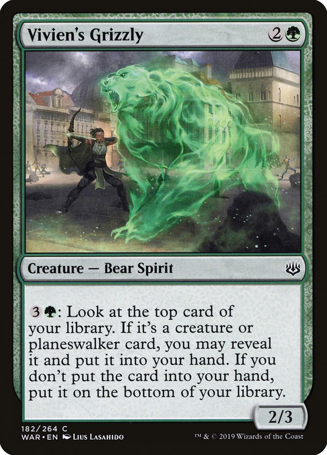 Vivien's Grizzly 182/264 (War of the Spark)  - Foil | Good Games Morley