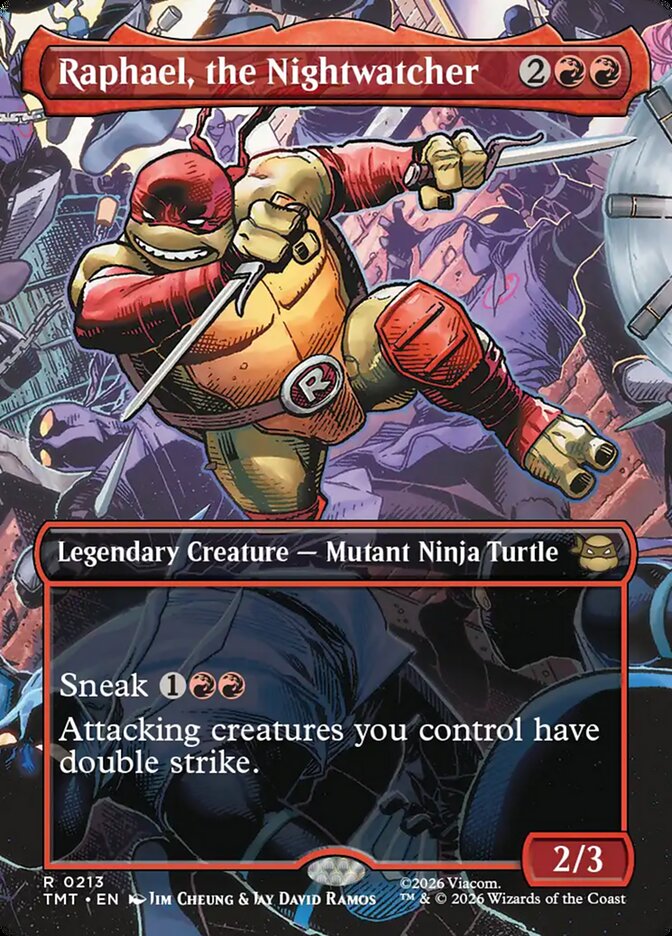 Raphael, the Nightwatcher 213/190 (Teenage Mutant Ninja Turtles)  - Borderless | Good Games Morley