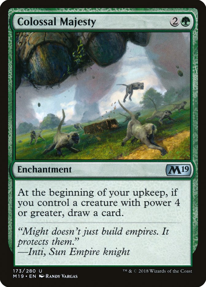 Colossal Majesty 173/280 (Core Set 2019)  | Good Games Morley