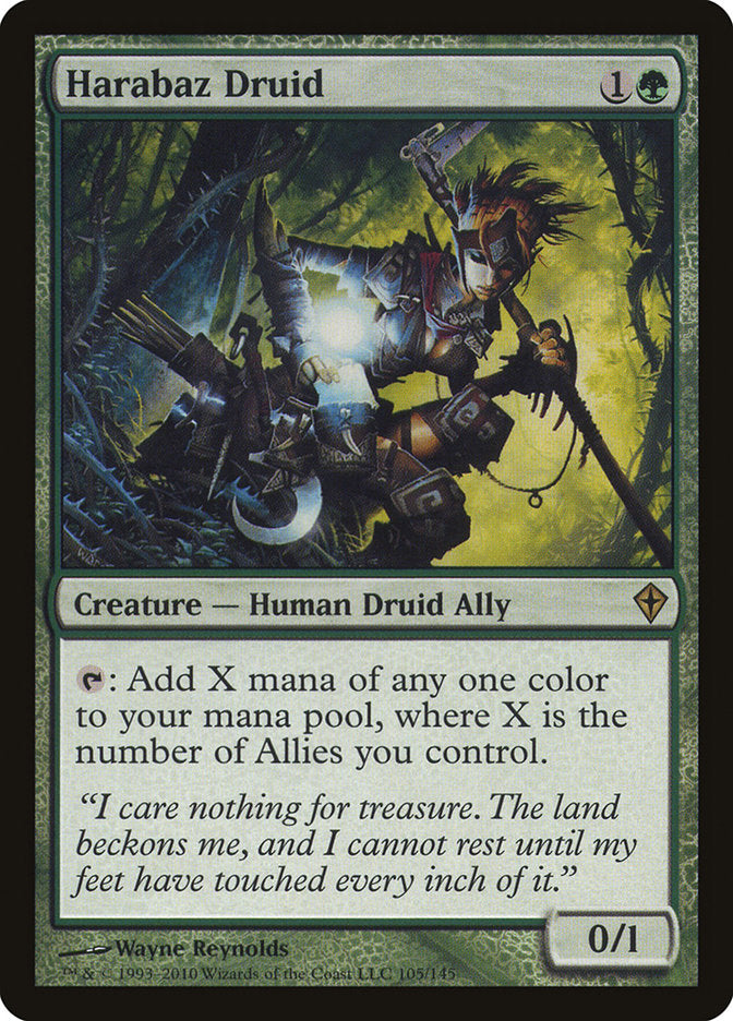 Harabaz Druid 105 (Worldwake)  | Good Games Morley
