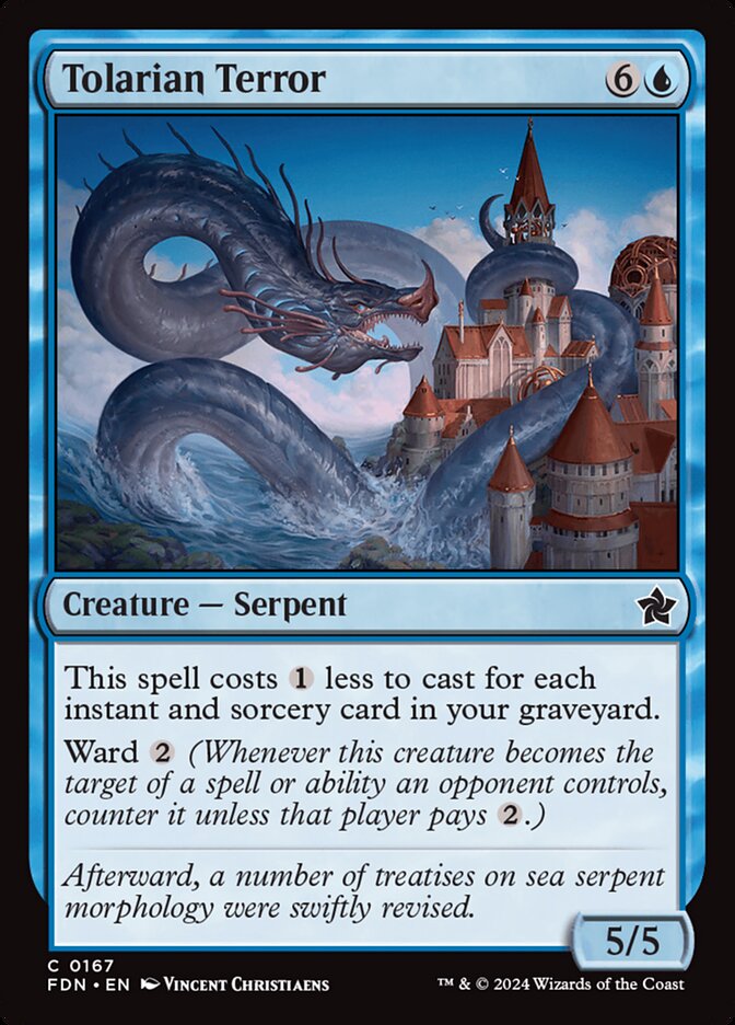Tolarian Terror 167/291 (Foundations)  | Good Games Morley