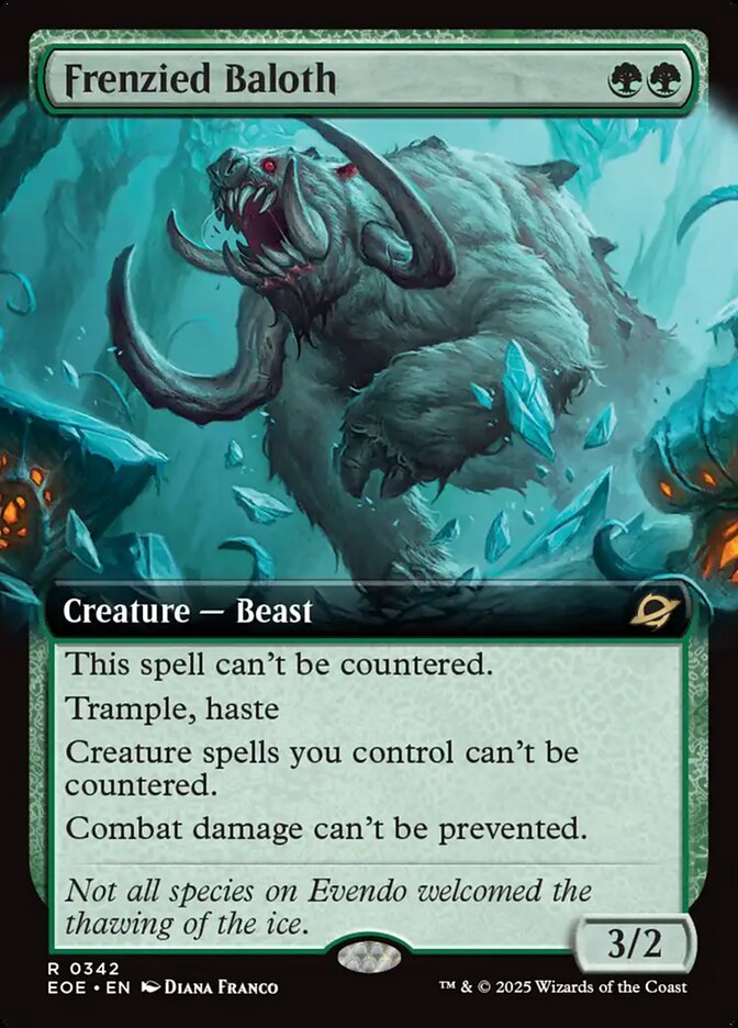 Frenzied Baloth 342/276 (Edge of Eternities)  - Extended Art Foil | Good Games Morley