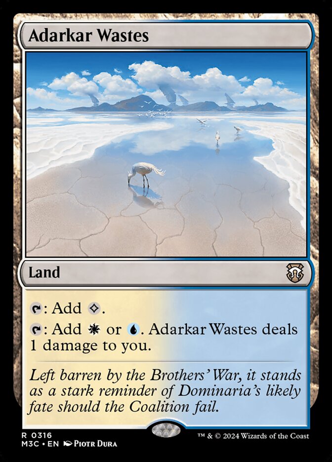 Adarkar Wastes 316/411 (Commander: Modern Horizons 3)  | Good Games Morley