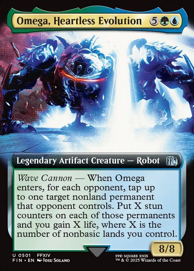 Omega, Heartless Evolution 501/309 (FINAL FANTASY)  - Extended Art Foil | Good Games Morley
