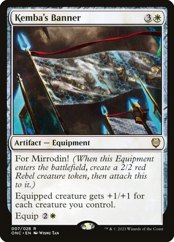 Kemba's Banner 7/28 (Commander: Phyrexia: All Will Be One)  | Good Games Morley