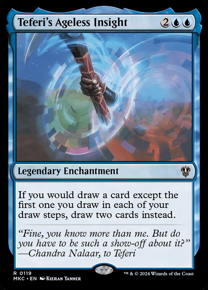 Teferi's Ageless Insight 119/311 (Commander: Murders at Karlov Manor)  | Good Games Morley