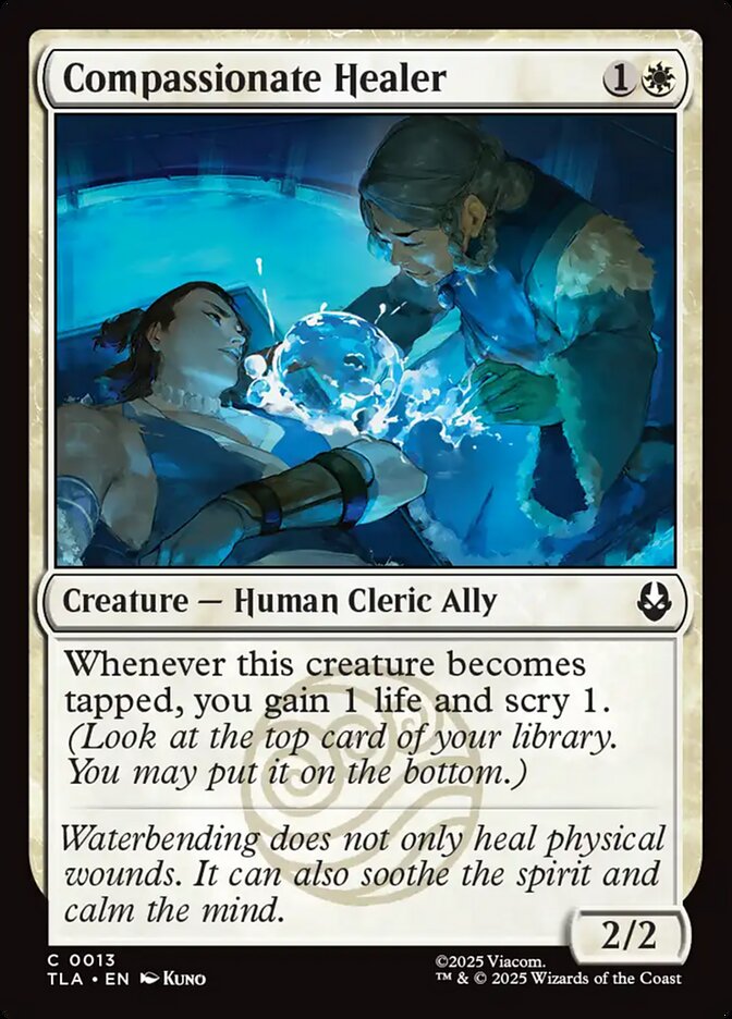 Compassionate Healer 13/286 (Avatar: The Last Airbender)  - Foil | Good Games Morley