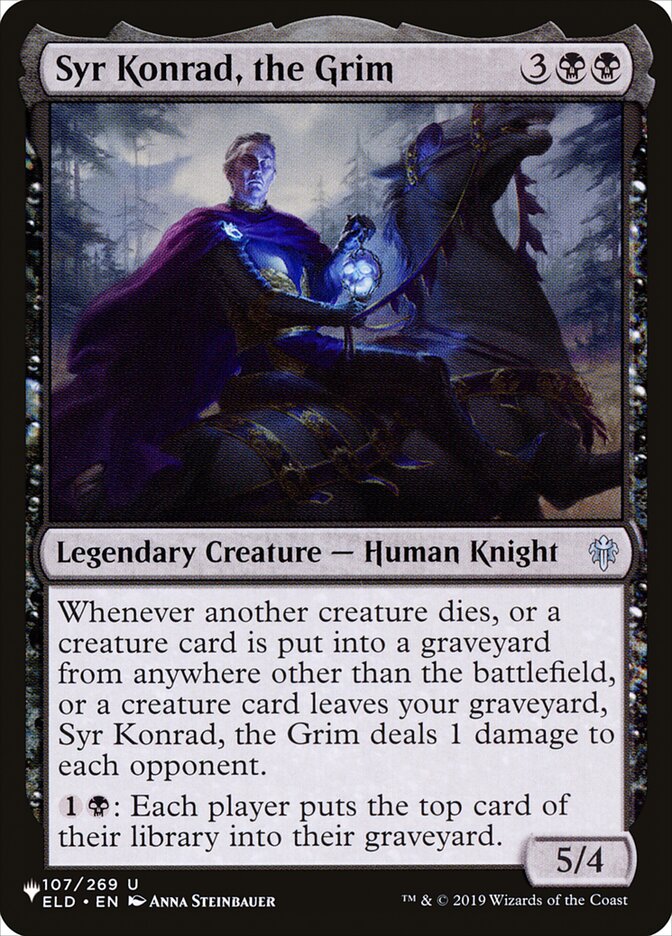 Syr Konrad, the Grim 107/269 (The List Reprints)  | Good Games Morley
