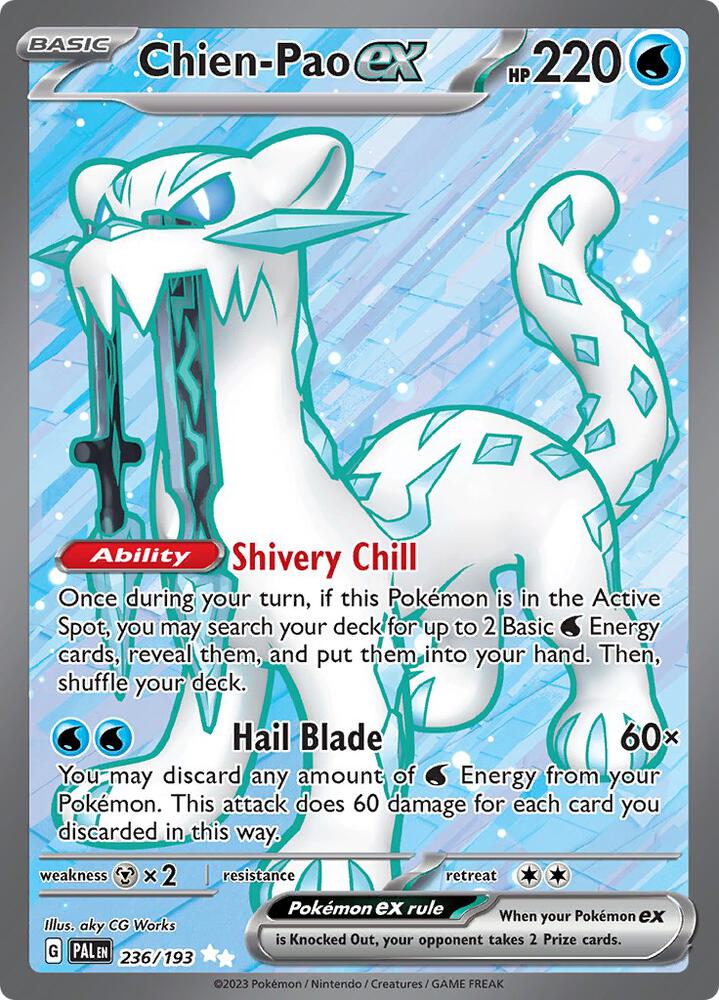 Chien-Pao ex 236/193 (SV02: Paldea Evolved)  - Holofoil | Good Games Morley