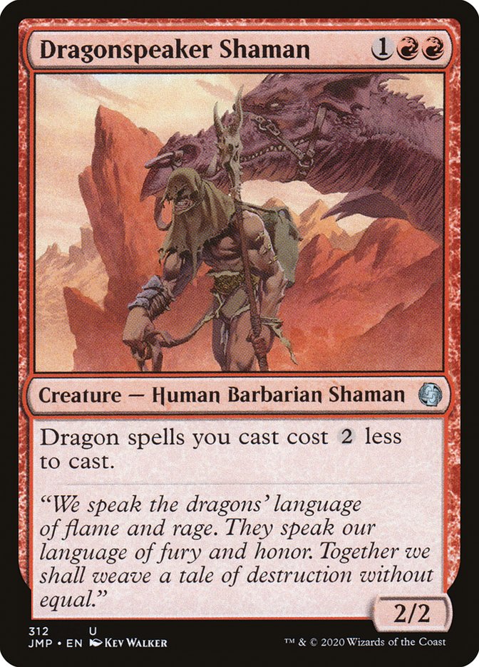 Dragonspeaker Shaman 312/495 (Jumpstart)  | Good Games Morley