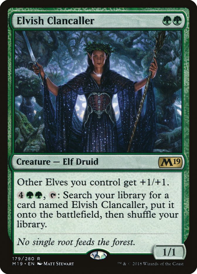 Elvish Clancaller 179/280 (Core Set 2019)  - Foil | Good Games Morley