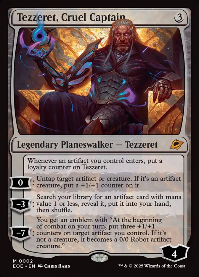 Tezzeret, Cruel Captain 2 (Edge of Eternities)  - Foil | Good Games Morley