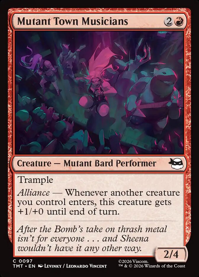 Mutant Town Musicians 97/190 (Teenage Mutant Ninja Turtles)  - Foil | Good Games Morley