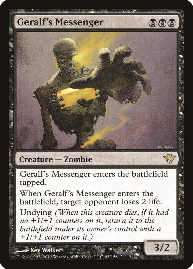 Geralf's Messenger 63/158 (Dark Ascension)  | Good Games Morley