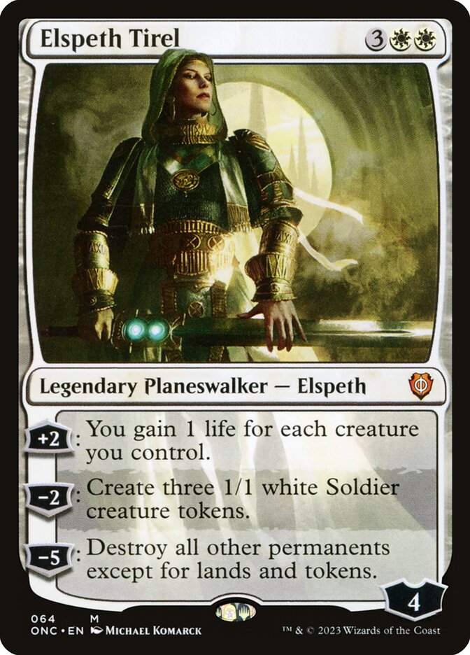 Elspeth Tirel 64 (Commander: Phyrexia: All Will Be One)  | Good Games Morley