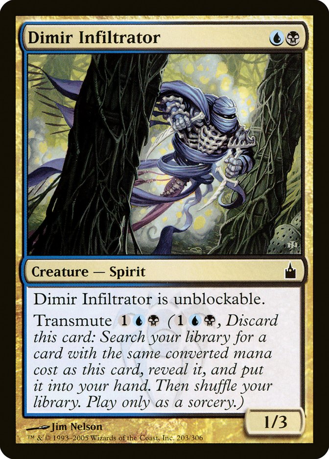 Dimir Infiltrator 203 (Ravnica: City of Guilds)  - Foil | Good Games Morley