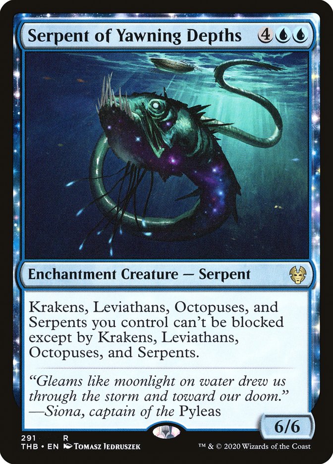 Serpent of Yawning Depths 291/254 (Theros Beyond Death)  | Good Games Morley