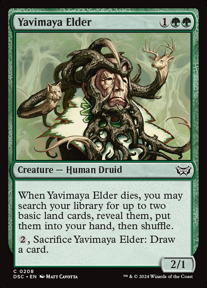 Yavimaya Elder 208 (Commander: Duskmourn: House of Horror)  | Good Games Morley