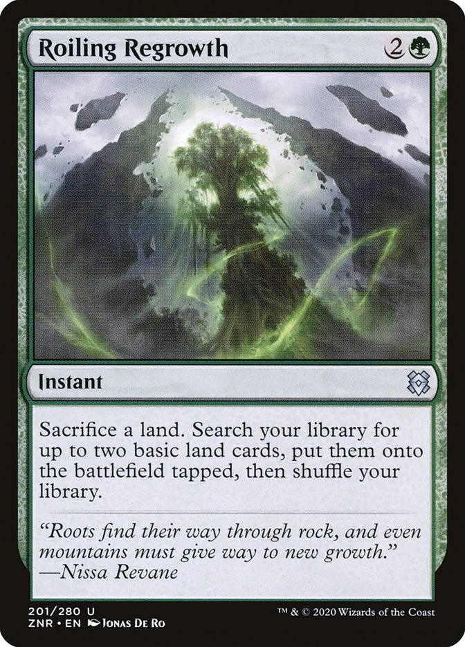 Roiling Regrowth 201/280 (Zendikar Rising)  | Good Games Morley
