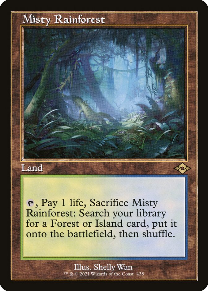 Misty Rainforest 438 (Modern Horizons 2)  - Foil | Good Games Morley