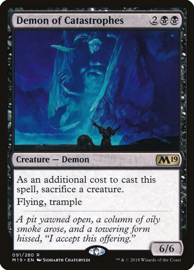 Demon of Catastrophes 91/280 (Core Set 2019)  - Foil | Good Games Morley
