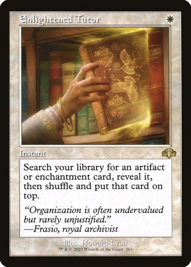 Enlightened Tutor 263/261 (Dominaria Remastered)  - Retro | Good Games Morley