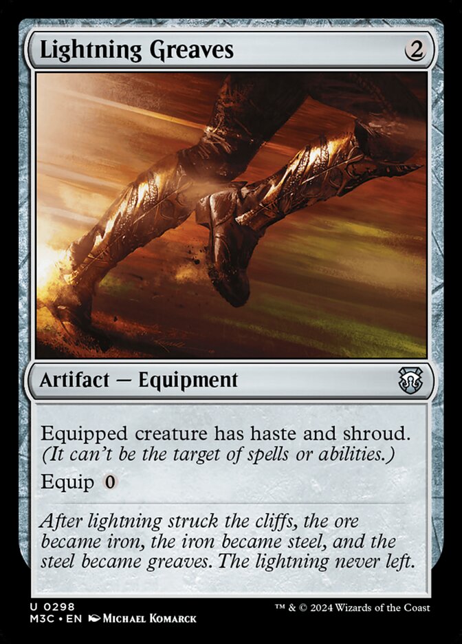 Lightning Greaves 298 (Commander: Modern Horizons 3)  | Good Games Morley