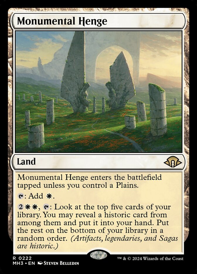 Monumental Henge 222/319 (Modern Horizons 3)  | Good Games Morley