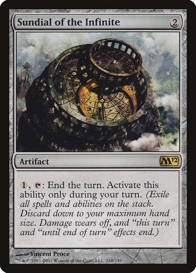 Sundial of the Infinite 218/249 (Magic 2012 (M12))  - Foil | Good Games Morley