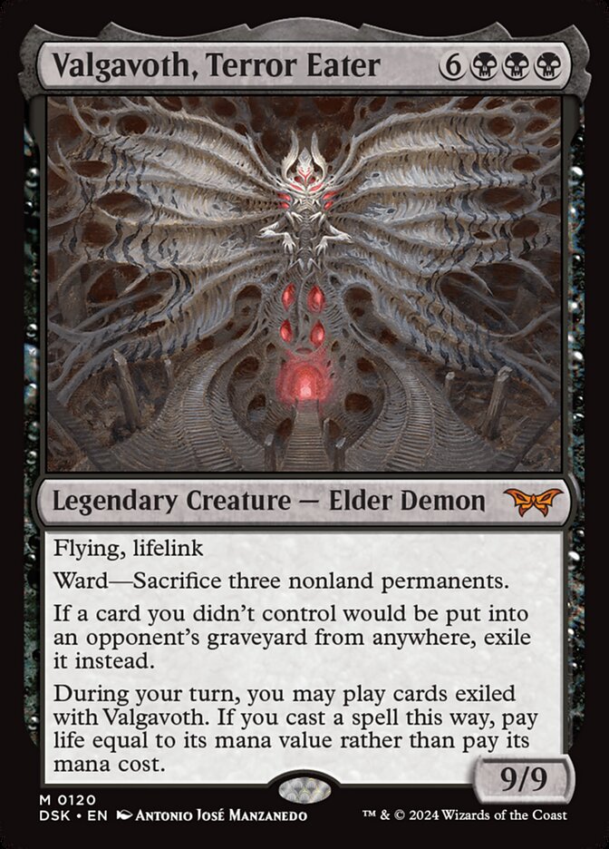 Valgavoth, Terror Eater 120 (Duskmourn: House of Horror)  | Good Games Morley