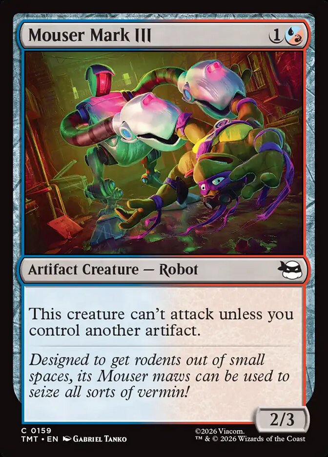 Mouser Mark III 159/190 (Teenage Mutant Ninja Turtles)  - Foil | Good Games Morley
