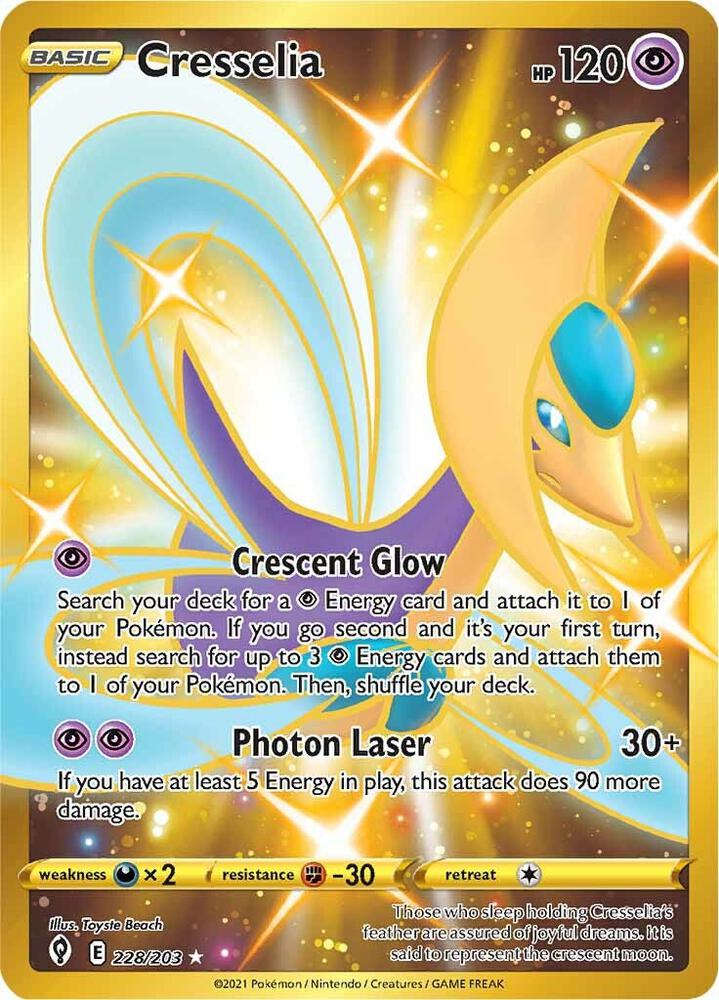 Cresselia Secret 228/203 (SWSH07: Evolving Skies)  - Holofoil | Good Games Morley