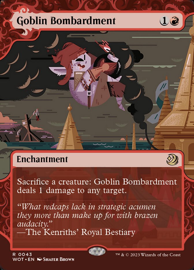 Goblin Bombardment 43/63 (Wilds of Eldraine: Enchanting Tales)  - Showcase | Good Games Morley