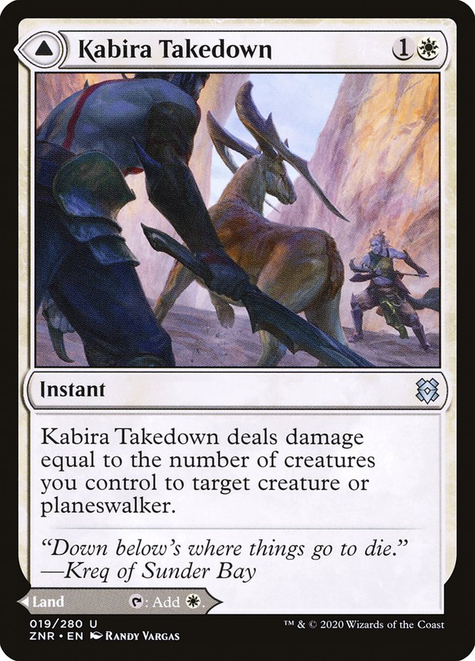 Kabira Takedown // Kabira Plateau 19 (Zendikar Rising)  | Good Games Morley