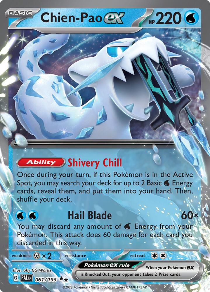 Chien-Pao ex 061/193 (SV02: Paldea Evolved)  - Holofoil | Good Games Morley