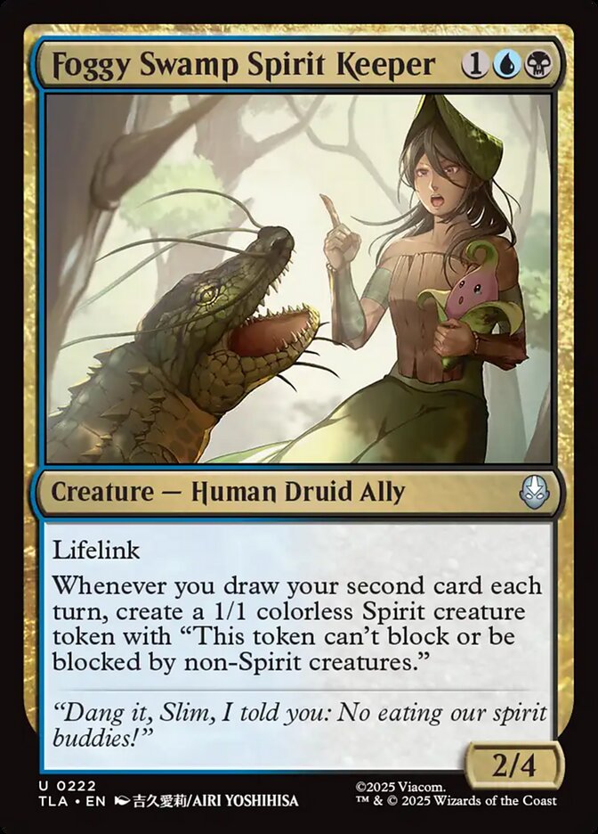 Foggy Swamp Spirit Keeper 222/286 (Avatar: The Last Airbender)  - Foil | Good Games Morley