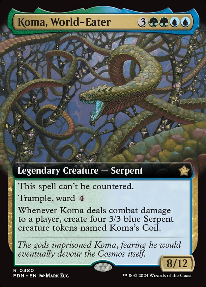 Koma, World-Eater 480/291 (Foundations)  - Extended Art | Good Games Morley