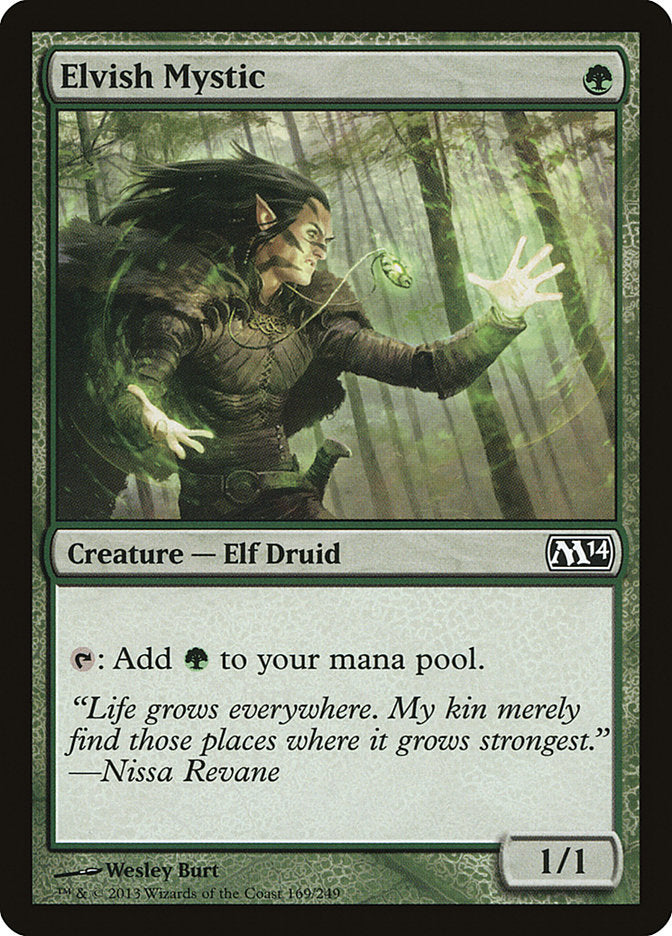Elvish Mystic 169 (Magic 2014 (M14))  - Foil | Good Games Morley